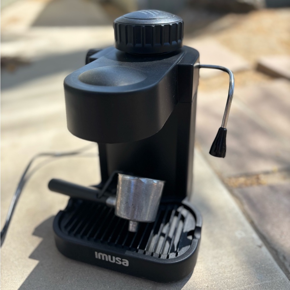 Imusa Black Espresso Maker